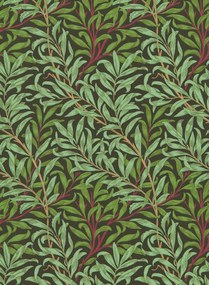 Morris & Co Carta da parati Willow Bough - Bitter Chocolate