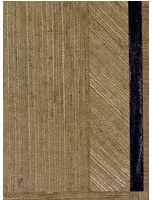 CMO Paris Carta da parati Sisal Carre - Tabac/ Noir