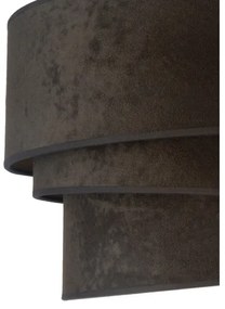 Duolla - Plafoniera DEVON 1xE27/40W/230V diametro 45 cm nero/oro