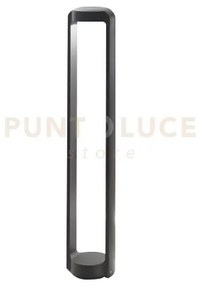 Ges452- paletto in alluminio grigio antracite ip65 a led 4000k 1200...