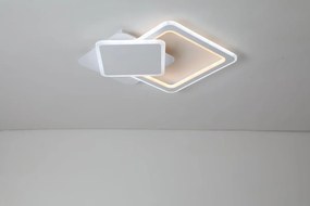 Plafoniera LED Mila Ø 48 cm bianco IP20 bianco naturale