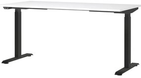 Tavolo da lavoro ad altezza regolabile elettricamente con piano bianco 80x160 cm Jet - Germania