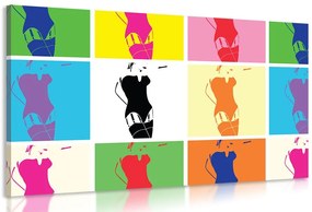 Quadro su tela – Fascino femminile pop art