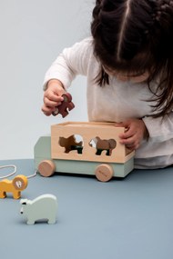 Trixie Camioncino in legno con animali