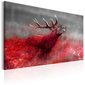 Quadro Bloody Field  Colore Grigio, Dimensioni e Misure 90x60