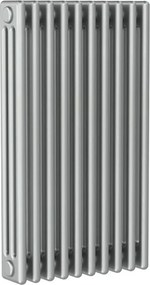 Termosifone in acciaio tubolare 3 colonne 10 elementi interasse 535 mm ERCOS Comby grigio titanio