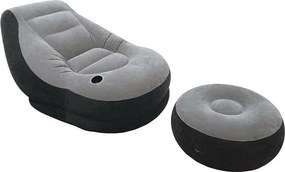 Poltroncina airbed 'lounge' con pouff cm 99 x 130 x 76