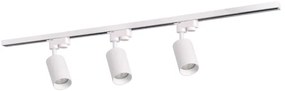 Faretto per sistema a binario MARIBEL 3xGU10/10W/230V +1 m rotaia sistema