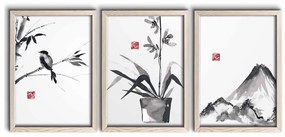 Set di dipinti 3 pz 38x53 cm – Wallity