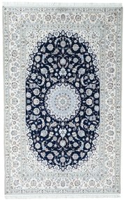 Nain Tappeto persiano 210x330 Blu (Iran) Annodato A Mano