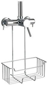 WENKO 23499100 - Mensola doccia MILO 25x36 cm acciaio inox/argento/trasparente
