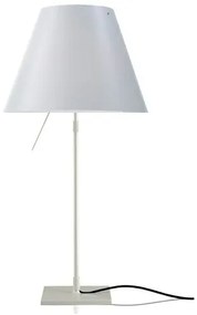 Luceplan - Costanza Lampada da Tavolo Alu/Bianco Luceplan