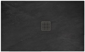 Piatto doccia Rea Black Rock 90x120