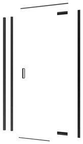 Kit di installazione telaio e ferramenta per cabine doccia ad apertura girevole Neo L 90 x H 200 x P 90 cm laccato opaco