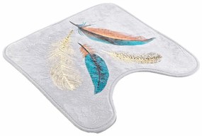 Tappetino per il bagno bianco per WC 45x45 cm Plumiss – douceur d'intérieur