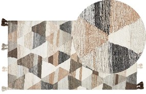 Tappeto kilim lana multicolore 80 x 150 cm ARGAVAND Beliani