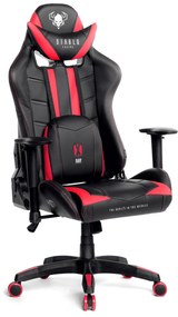Sedia da gaming Diablo X-Ray King Size: nero-rosso