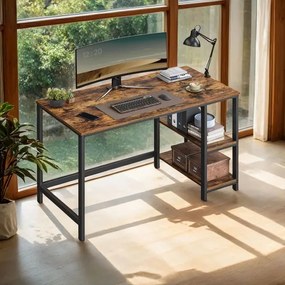 Scrivania SOLEA marrone/nera