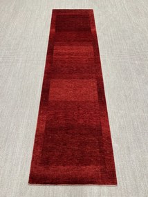 Loribaft Tappeto 90 x 360 Rosso (Iran) Annodato A Mano