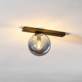 EMIBIG LIGHTING Plafoniera Fit, nero/grafite, 1 luce