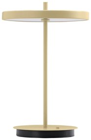 Lampada da tavolo LED giallo chiaro in metallo con paralume in metallo (altezza totale 31 cm) Asteria Move – UMAGE