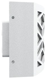 Applique Slim per Esterni con Griglia decorativa IP65 - E27 Bianca