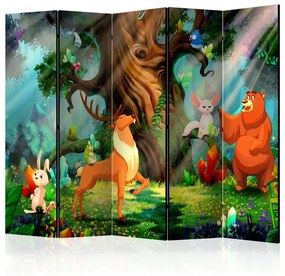 Paravento  Bear and Friends II [Room Dividers]  Colore ---, Dimensioni e Misure 225x172