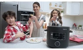 Tefal - Pentola elettrica multifunzionale TURBO CUISINE 4,8 l 1090W/230V nero