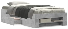 Giroletto grigio cemento 90x200 cm in legno multistrato