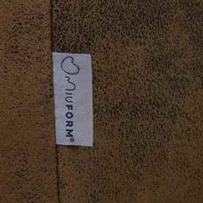 Poltrona marrone con rivestimento in finta pelle Lofty Lilly – Miuform