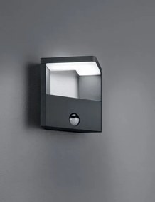 Applique a parete led ganges con sensore movimento 221769142 antracite