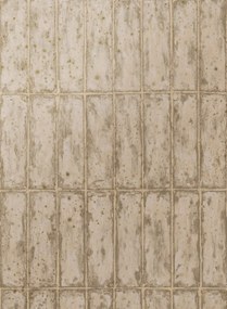 Arte International Carta da parati Chalk Stone - Olive/ Gold