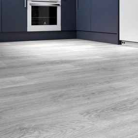 Pavimento laminato ARTENS Macassar grigio resistente all'acqua Sp 10mm