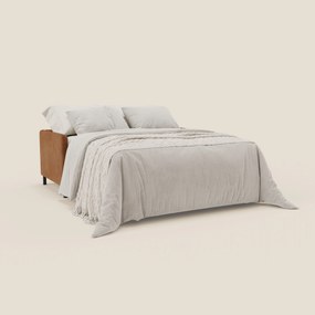 Narciso divano letto desing con materasso H18 cm bicolore con struttura in microfibra smacchiabile e imbottiture in elegante tessuto impermeabile T06