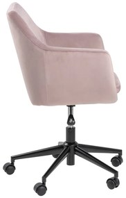 Sedia da ufficio rosa Nora - Actona