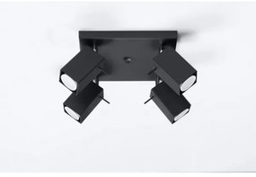 Faretto MERIDA 4 4xGU10/40W/230V nero