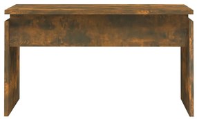 Tavolino da salotto rovere fumo 68x50x38 cm legno multistrato