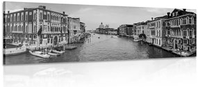 Quadro su tela – Famosi canali di Venezia in bianco e nero