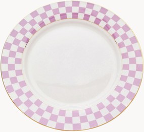 Set di 6 piatti da colazione fatti a mano Harlequin