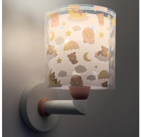 Dalber 41579S - Lampada da parete per bambini BABY TEDDY 1xE27/15W/230V rosa