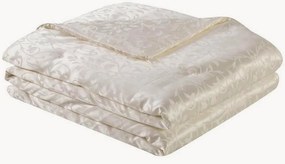 Piumino in jacquard/seta fatto a mano Fleur, medio caldo