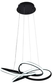 Lampadario a sospensione con filo LED dimmerabile LED/40W/230V 3000-6500K nero + telecomando