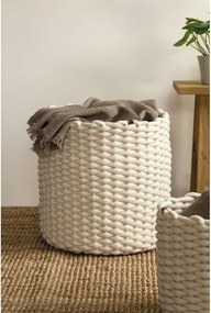 Cesto in tessuto ø 40x40 cm Peach Skin Round XL – Bigso