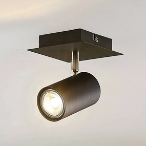 Lindby fatto da soffitto Joffrey, a 1 luce, nero, metallo