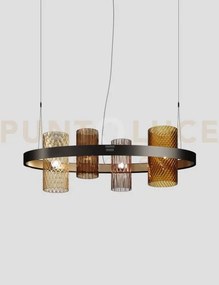 Armonia sospensione ov1 multicolore 1 nickel nero satinato oro sati...