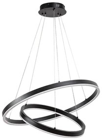 Rabalux 72305 - Lampada a sospensione dimmerabile su cavo ISAURE LED/80W/230V 3000-6500K+telecomando