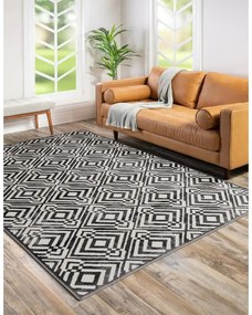 Tappeto grigio scuro 133x190 cm Soft - FD