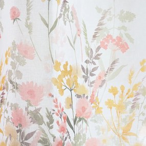 Tenda sottile bianca in voile 140x229 cm Countryside Floral – Catherine Lansfield