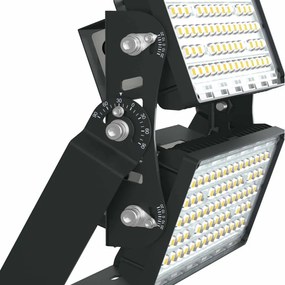 Faro Modulare LED 400W IP66, 167lm/W, No Flickering - PHILIPS Xitanium Colore  Bianco Naturale 4.000K, Scegli l'angolo di illuminazione 90°, Scegli le staffe dei moduli Orientabili