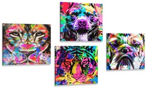 Set di quadri – In interessante stile pop art